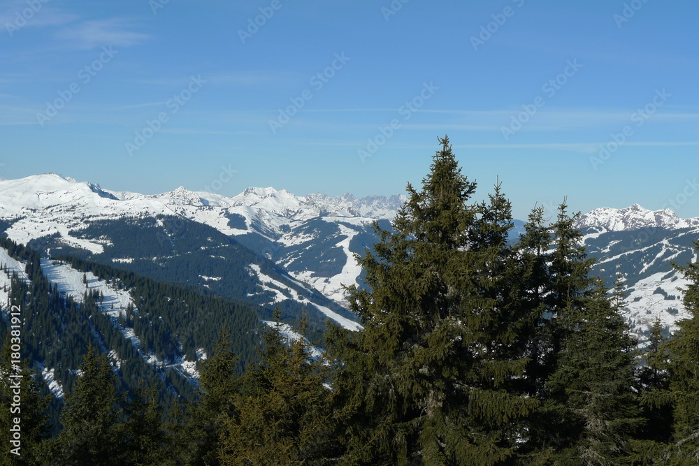 Winter mountains. Tyrol, Austria