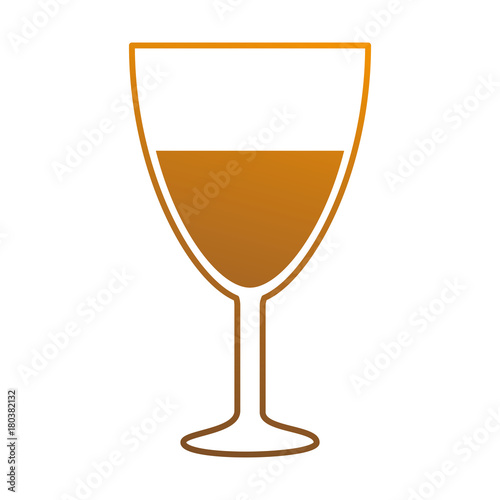 wine cup isolated icon vector illustration design