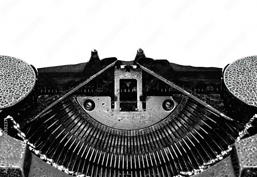 Fototapeta premium Old typewriter machine