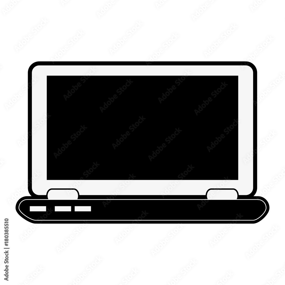Laptop pc technology icon vector illustration graphic design Laptop pc technology icon vector illustration graphic design