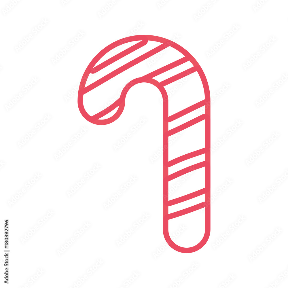christmas stick icon over white background vector illustration christmas stick icon over white background vector illustration