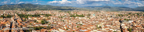 High resolution panoramic view of the city of Florence