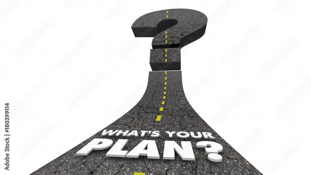 Whats Your Plan Road Goal Objective Driving Forward 3d Animation Whats Your Plan Road Goal Objective Driving Forward 3d Animation
