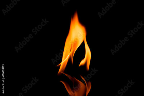 fire flames isolated