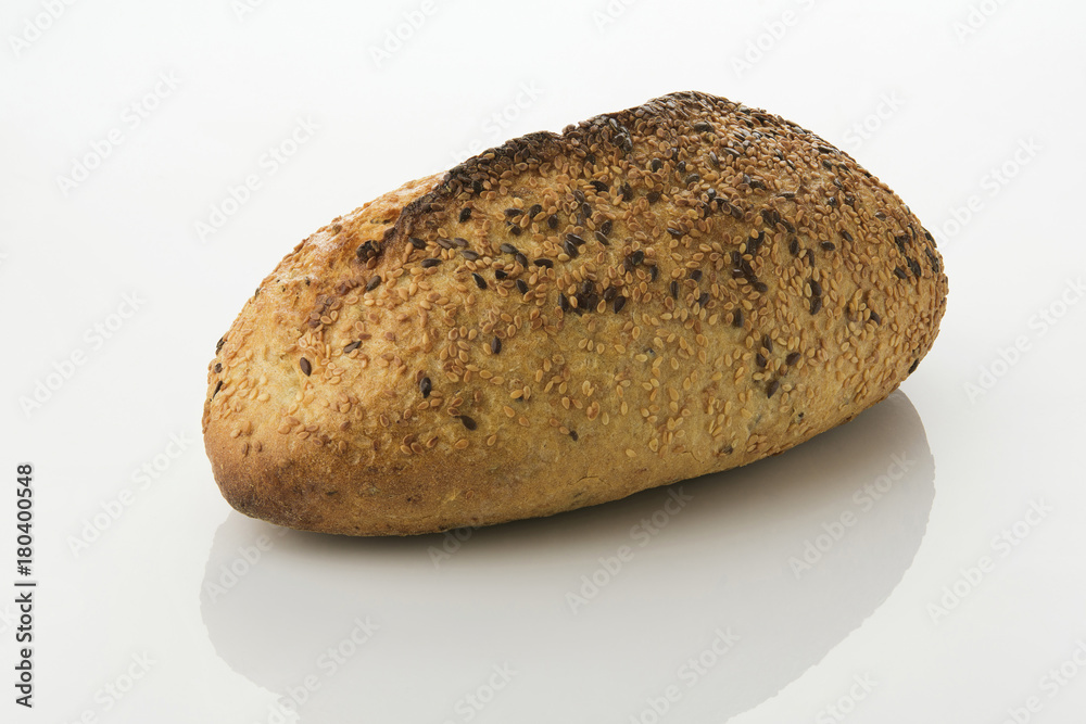 Golden Brown Sourdough Bread Isolated on White Background Shot in Studio Golden Brown Sourdough Bread Isolated on White Background Shot in Studio