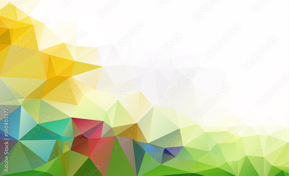 Fototapeta premium Abstract polygonal illustration, which consist of triangles. Triangular design for your business. Geometric background