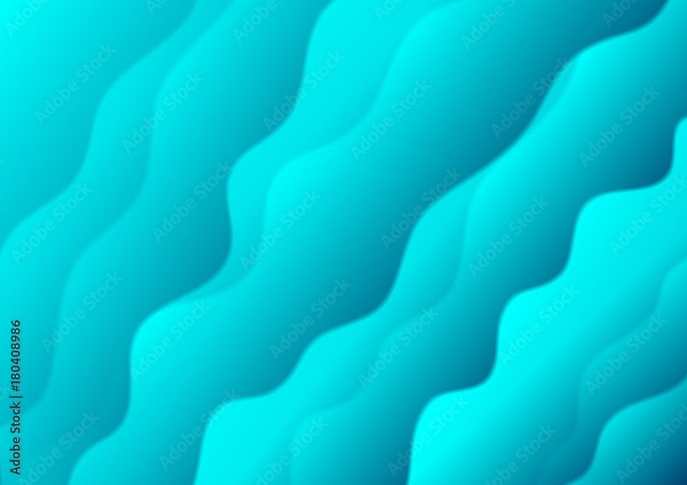 Abstract blue wavy background Abstract blue wavy background