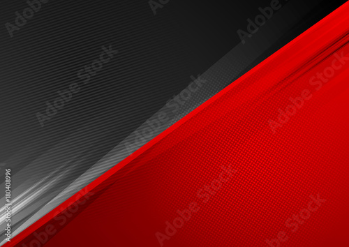 Dark red abstract stripes background. Vector corporate design