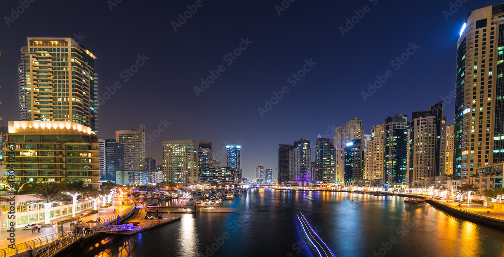 Dubai Marina cityscape , UAE