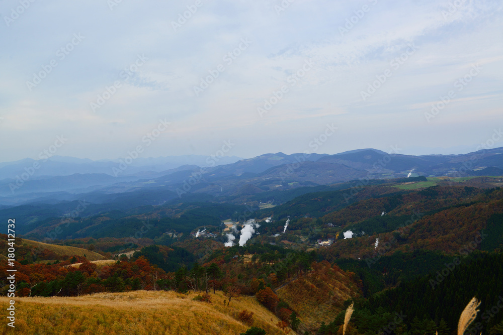 Naklejka premium 湧蓋山