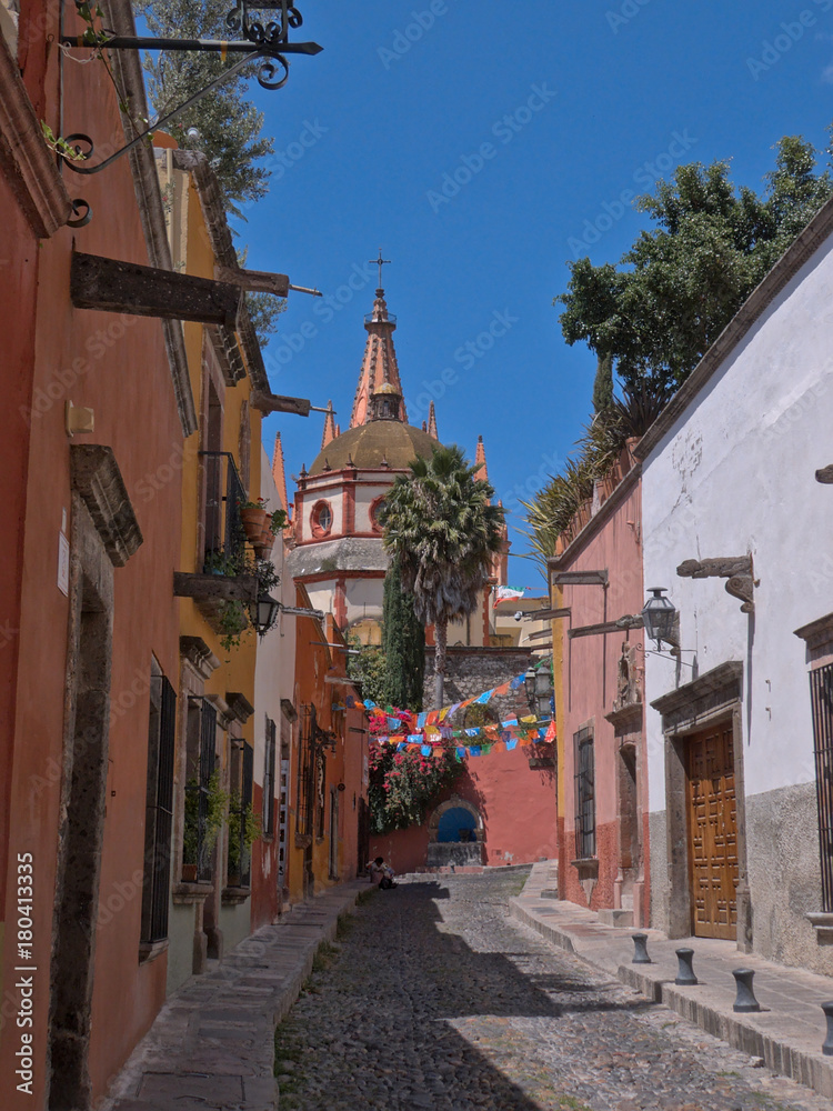 Fototapeta premium Aldama Street w San Miguel de Allende