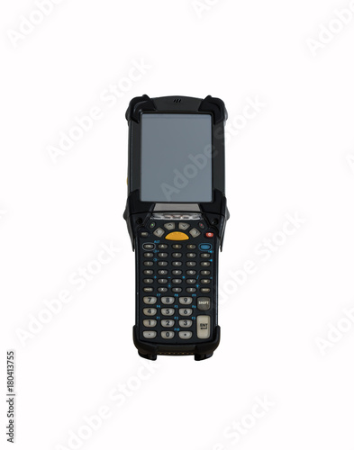 Obraz na plátně Handheld bluetooth laser barcode scanner reader