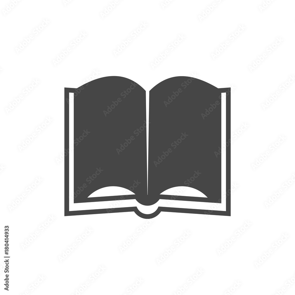Open book icon, vector book icon, vector illustration Open book icon, vector book icon, vector illustration