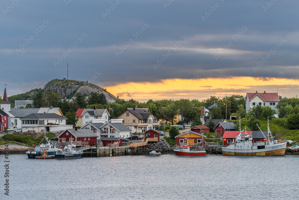 Fototapeta premium Lofoten Summer Landscape Scenic, Norland, Norway