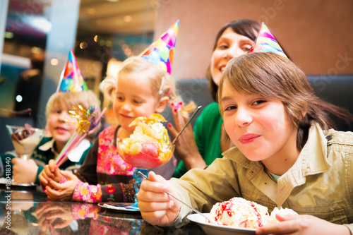 Kids Having a Birthday Party