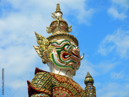 Yaksha of Grand Palace in Wat Phra Kaew