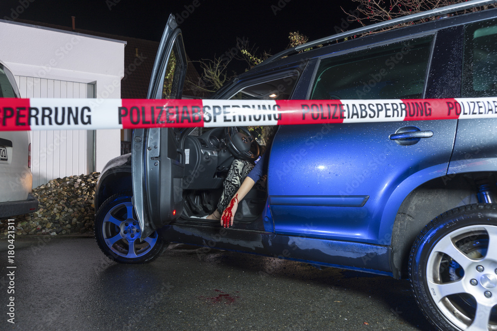 Unfall Fahrerflucht Untersuchung Stock Foto Adobe Stock