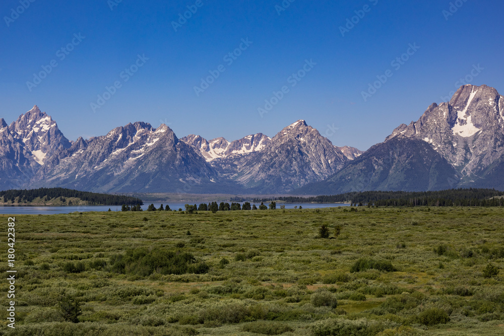 Sunrise over the Tetons(By Willow Flats) Sunrise over the Tetons(By Willow Flats)