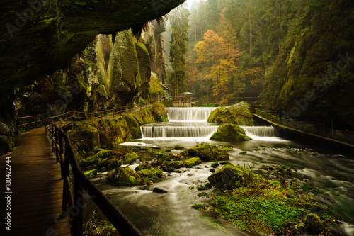 Edmund Gorge is located in the Czech Switzerland National Park photo