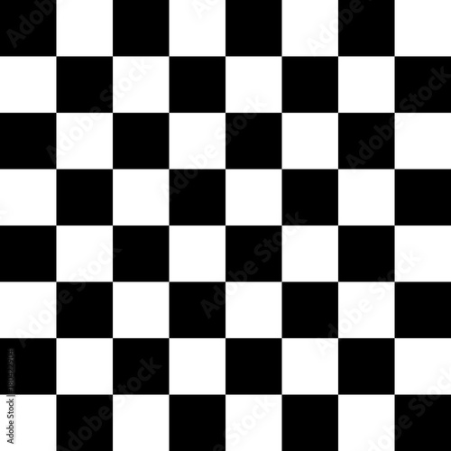 Fototapete Vector pattern seamless white and gray as checkerboard transparent background