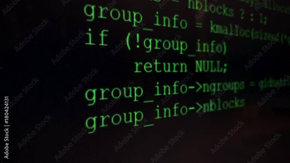 Computer Screen Web Code Computer Screen Web Code