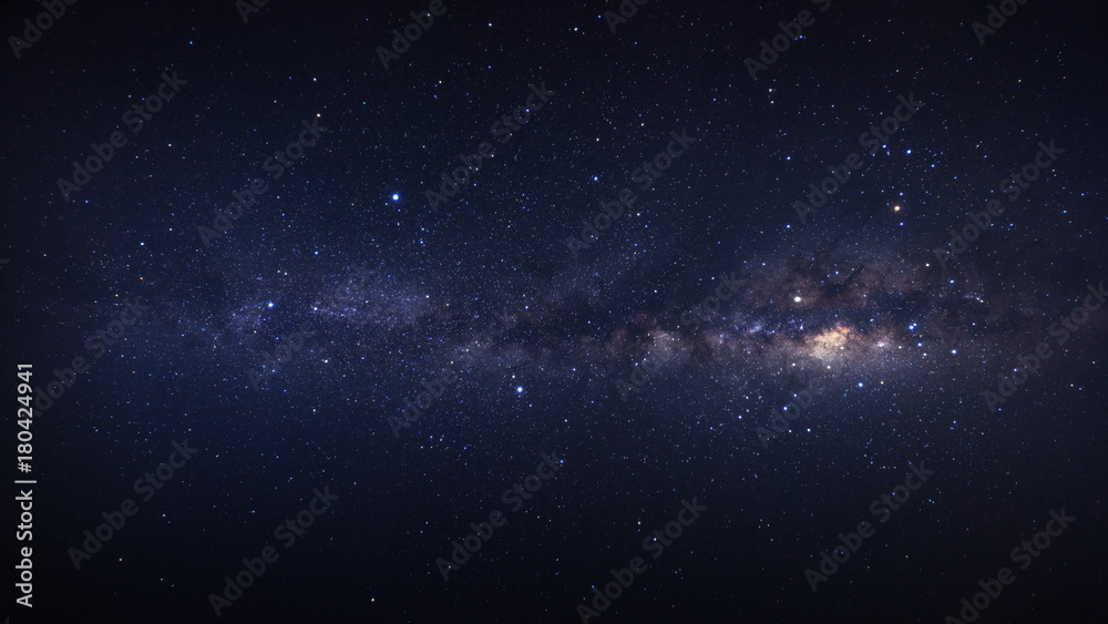Obraz premium Milky way galaxy with stars and space dust in the universe