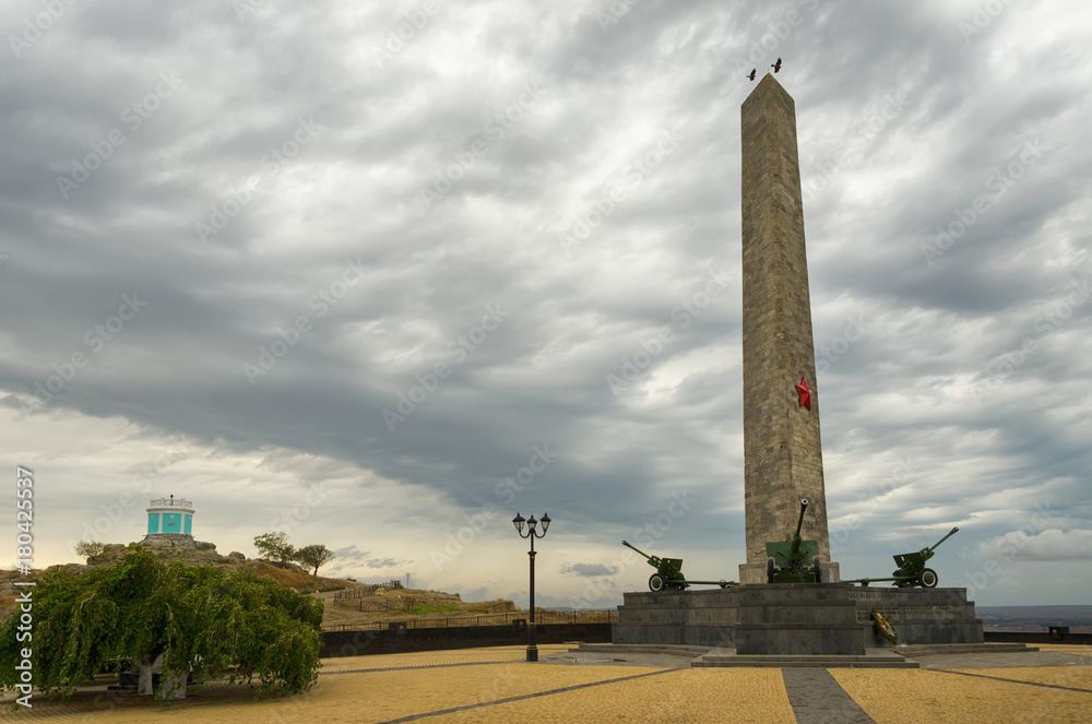 The inscription on the monument - 