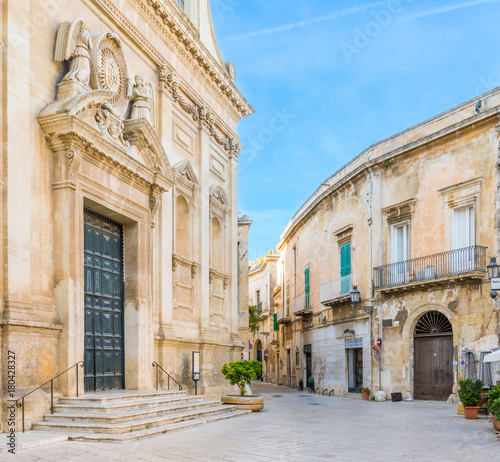 A sunny afternoon in Lecce, Puglia, southern Italy. photo