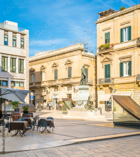 A sunny afternoon in Lecce, Puglia, southern Italy. photo