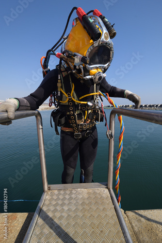 Billede på lærred commercial diver