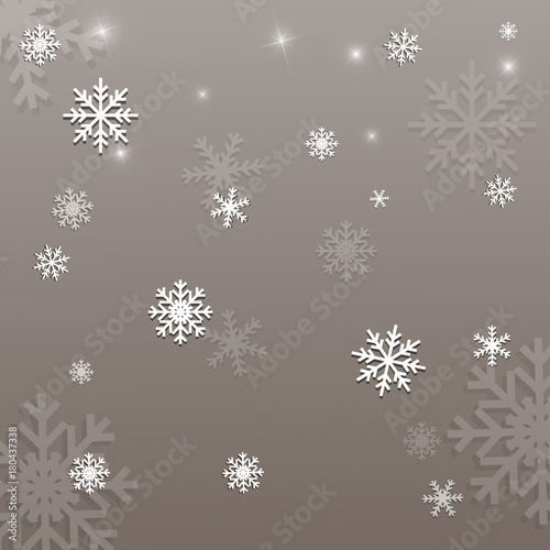 Christmas background with snowflakes
