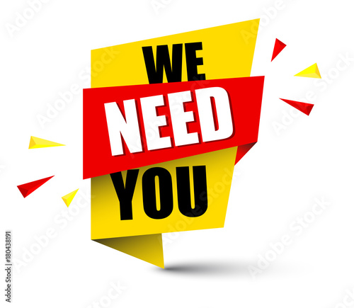 banner we need you