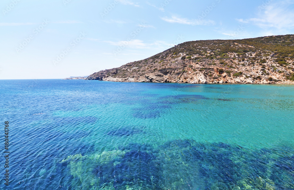 landscape of Sifnos island Cyclades Greece