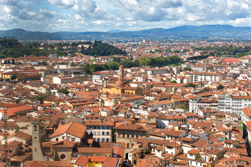 View of Florence from the observation deck
