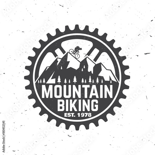 Set of Mountain bikings clubs. Vector illustration.
