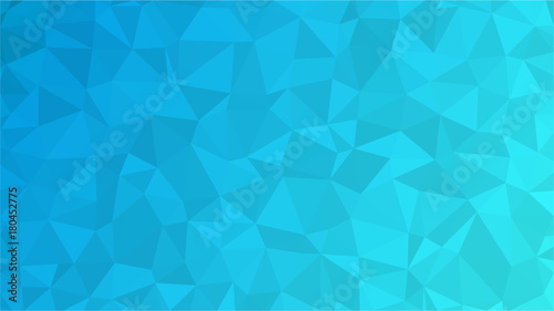 Blue Aquamarin Polygonal Mosaic Background, Creative Design Templates