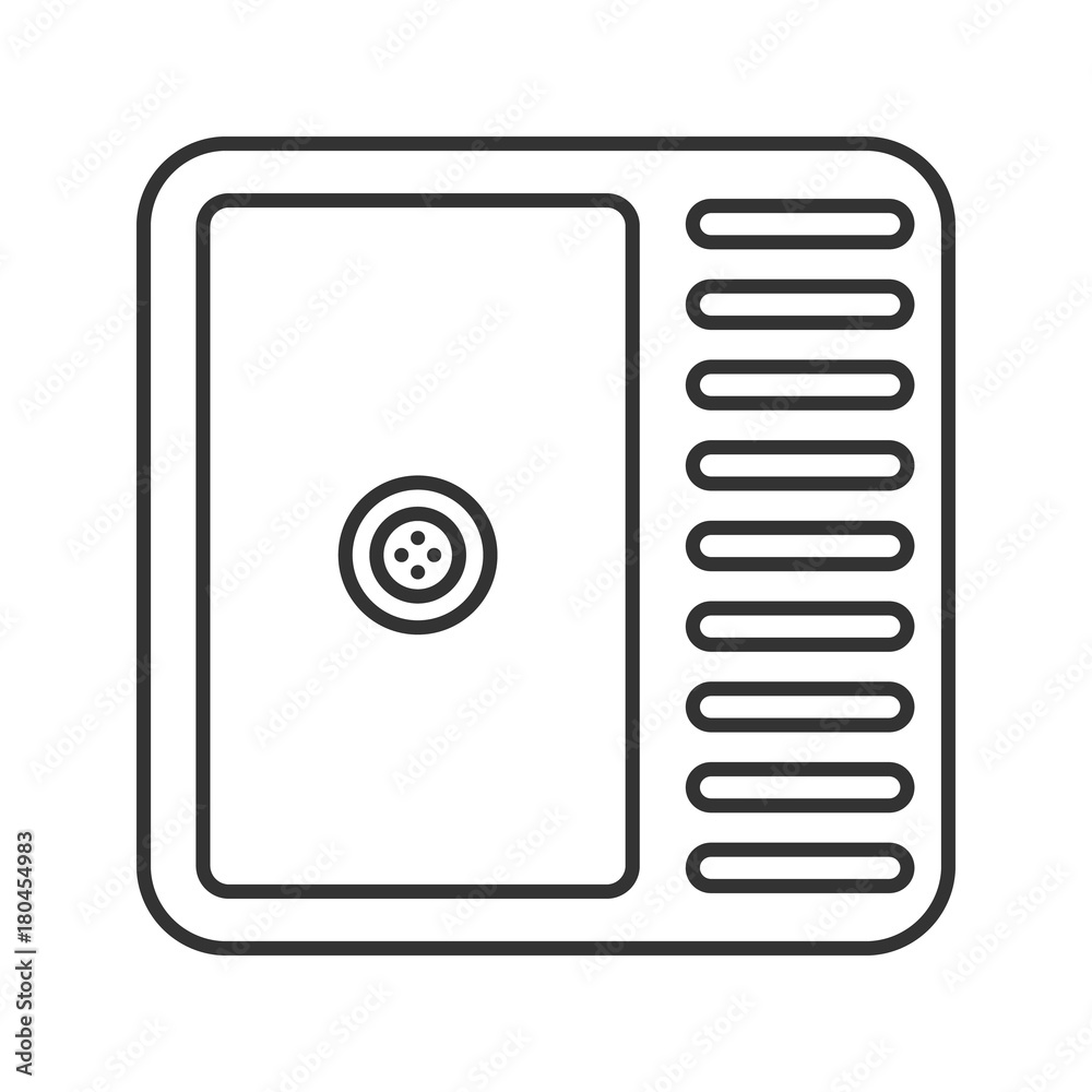 Kitchen sink linear icon