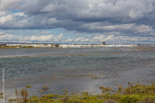 Gilao River and wetlands near Tavira, Portugal