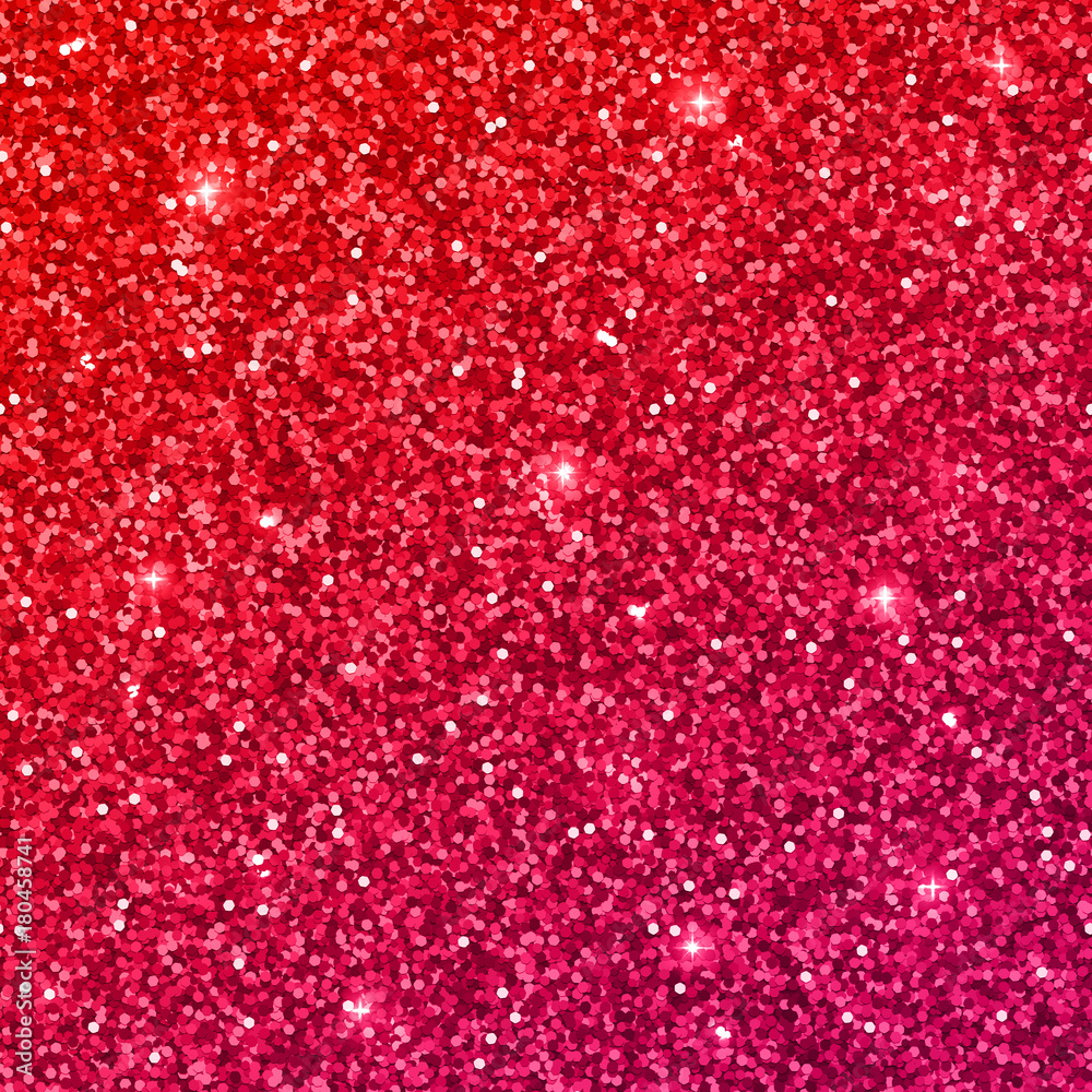 Red glitter background with color effect. Vector Stock Vector Adobe Stock