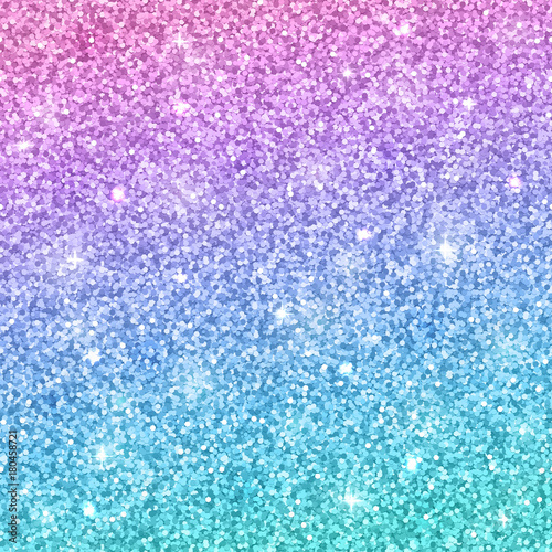 Pink blue glitter background. Vector
