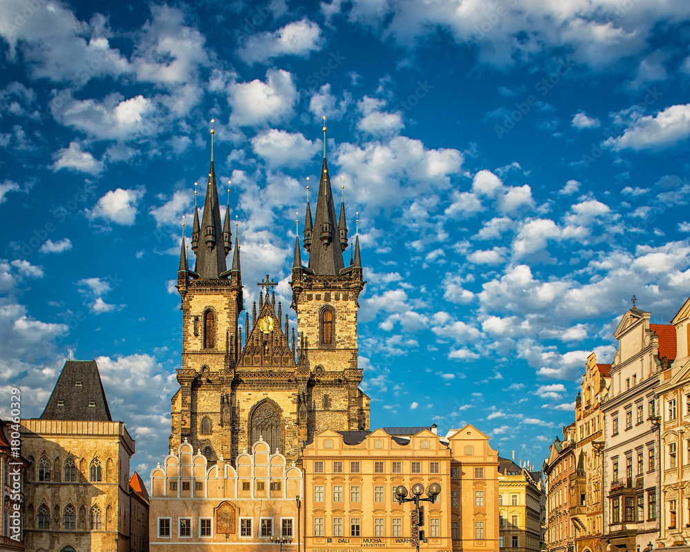 Prague Old Town Square and Church of Mother of God