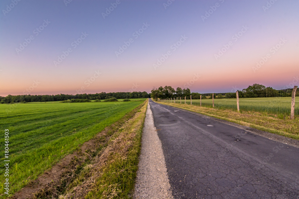 Őrségi naplemente