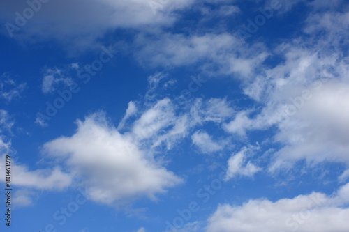 青空と雲「空想・雲のモンスターたち」（千切れた、バラバラにになる、ふわふわしたなどイメージ）