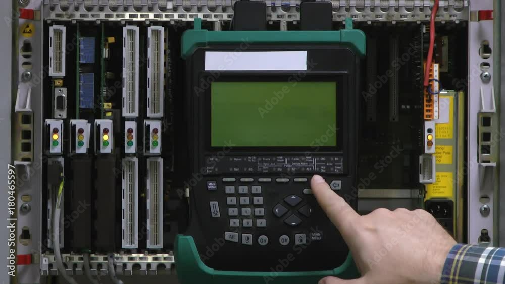 IT engineer test and maintenance telecom equipment in server room, datacenter IT engineer test and maintenance telecom equipment in server room, datacenter