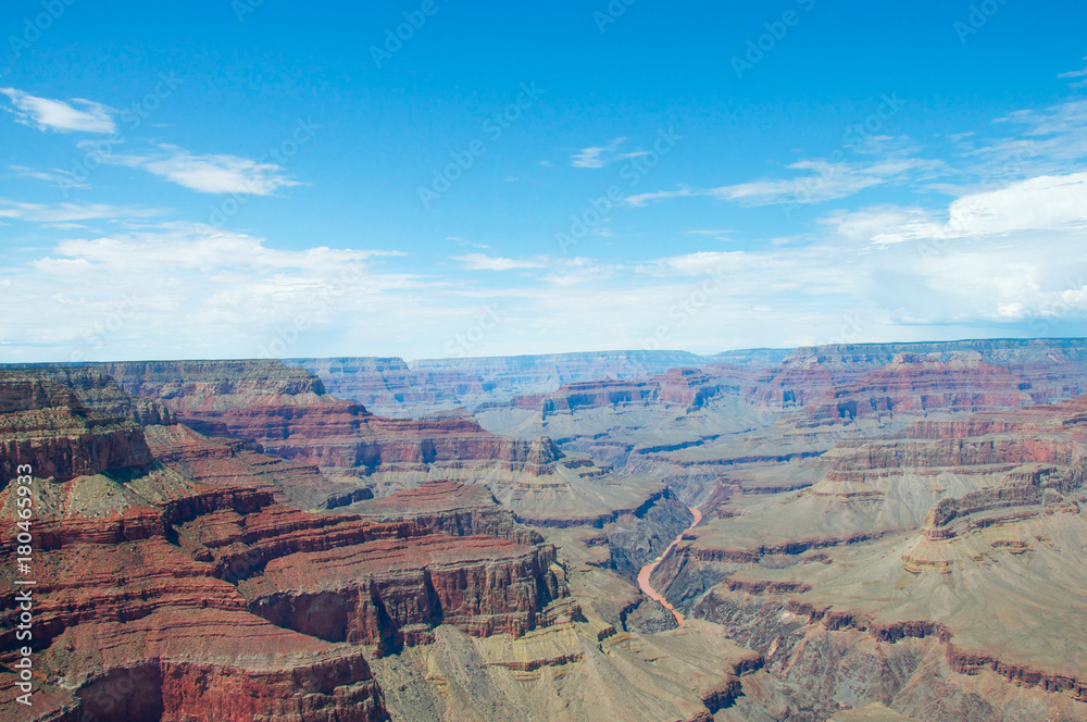 Beautiful View into Grand Canyon Beautiful View into Grand Canyon