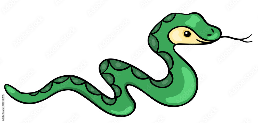 Naklejka premium Snake