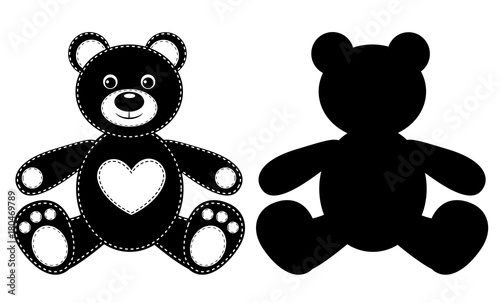 Silhouette of a bear