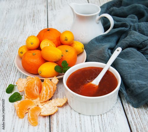 Delicious mandarine jam