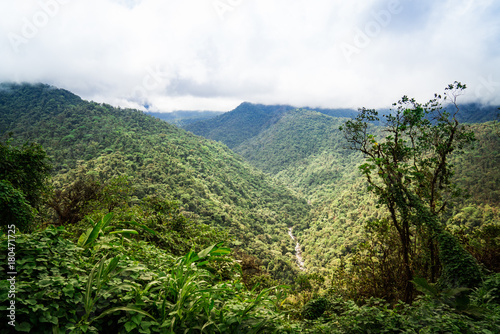 The road from San Jose to Guapiles is leading through the Braulio Carrillo National Park, which has very high mountains and deep valleys. The road was breathtaking for the car and so are the views.