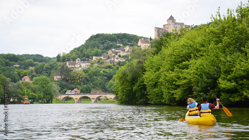 Kayaking in the Dordogne  french region photo